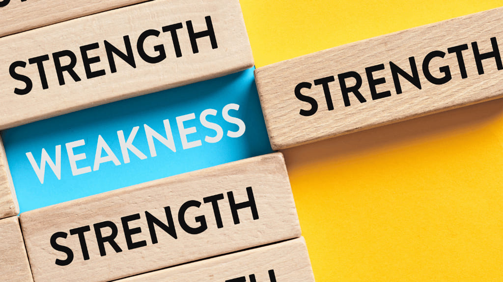 the strengths and weaknesses of your company